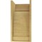 Ekena Millwork 12"W x 12"D x 24"H Wide Hughes Rough Cedar Woodgrain TimberThane Corbel, Primed Tan CORUR12X12X24HUGRCPR - alternate 3